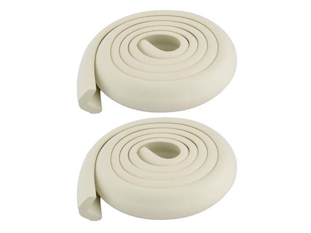 Room Furniture Dresser Foam Rubber Corner Edge Cover Protector Cushion White 2pcs