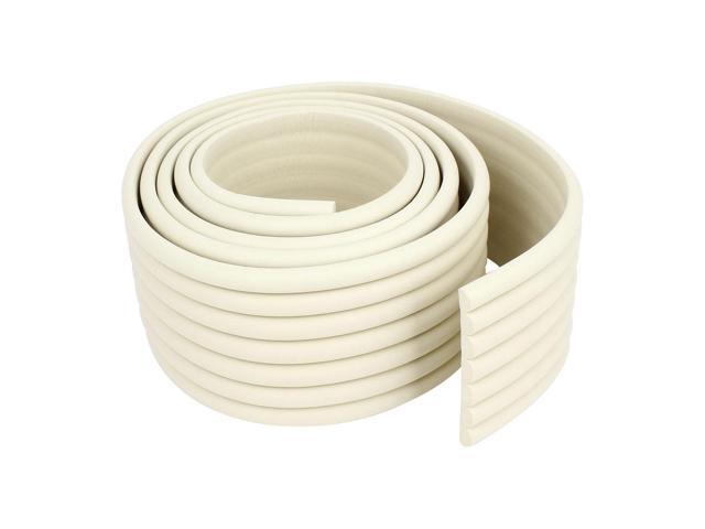 Unique Bargains 2M Long 8cm Width Off White Safety Edge Protector Table Desk Corner Guard Strip