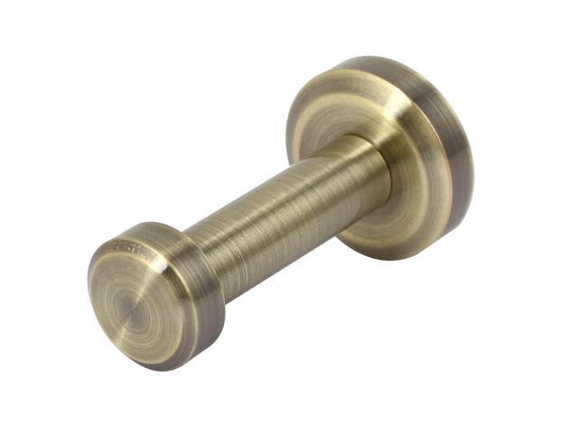 Metal Screw Mount Wall Hooks for Coats Bags Keys Hanging Bronze Tone