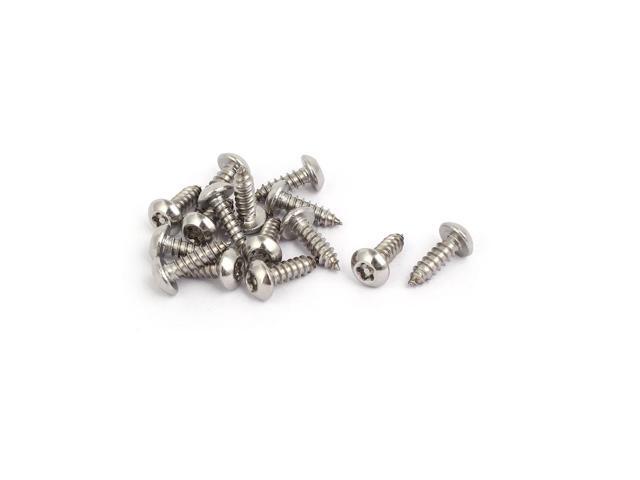 M48 x 16mm 304 Stainless Steel Pan Head Torx Self Tapping Screws 15pcs