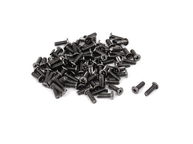 CM25x75mm Flat Head Phillips Notebook Laptop Computer Back Cover Screw 100pcs