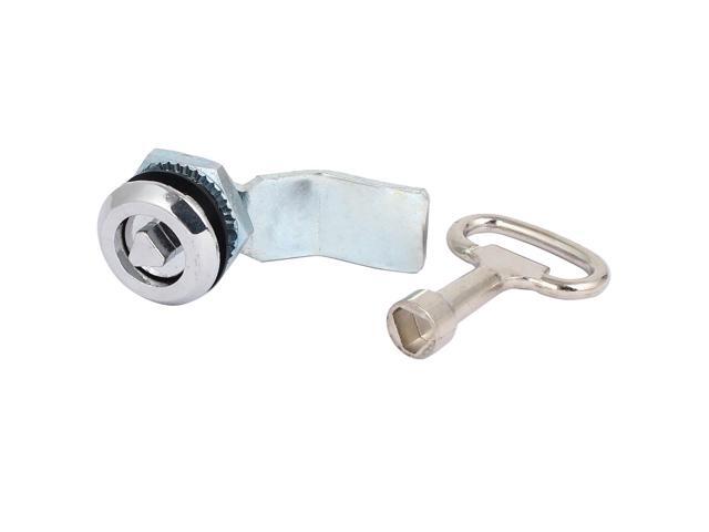 Mailbox Drawer Door Security Cam Lock Camlock 18mm Cylinder w Triangle Key