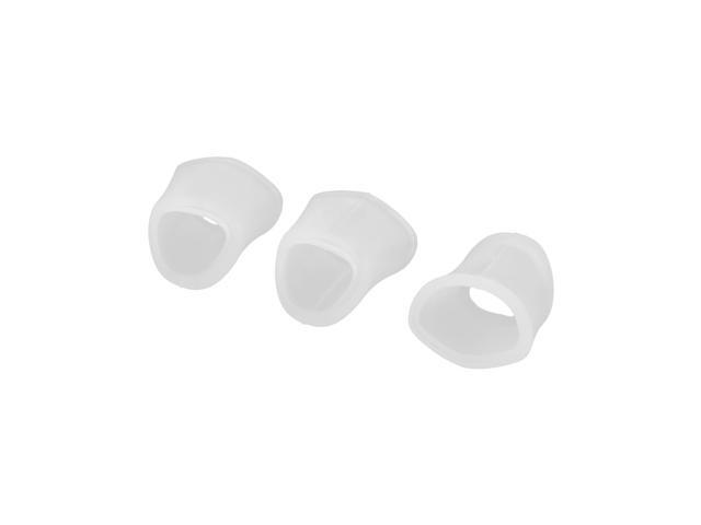 Silicone Teapot Tea Pot Spout Cover Sleeve Protector 3pcs White