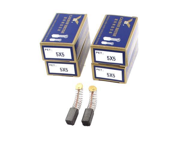 Unique Bargains 10mm x 5mm x 5mm Electric Drill Motor Rotary Power Tool Carbon Brushes 4 Pairs