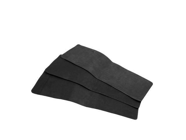 3pcs Black Foam Adhesive Anti-vibration License Plate Pads Mats for Car