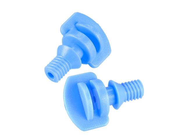Micro Sprayer Fan Jet 360 Degree Refraction Atomized Dripper Hydroponic Garden Irrigation 20 Pcs (Blue)