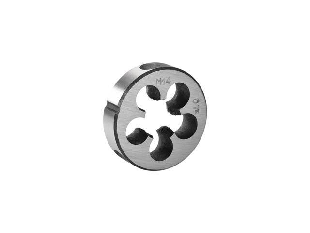 M14 M14x075 Pitch Metric Right Hand Round Die Machine Thread Die Threading Die Screw Die Tool HSS (High Speed Steel)