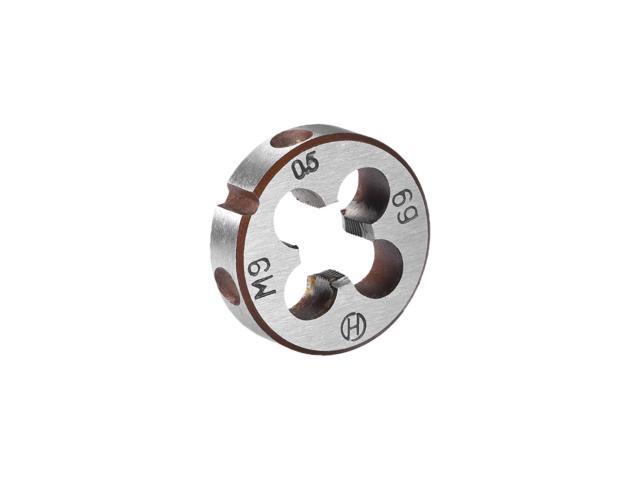 M9 M9x05 Pitch Metric Right Hand Round Die Machine Thread Die Threading Die Screw Die Tool HSS (High Speed Steel)