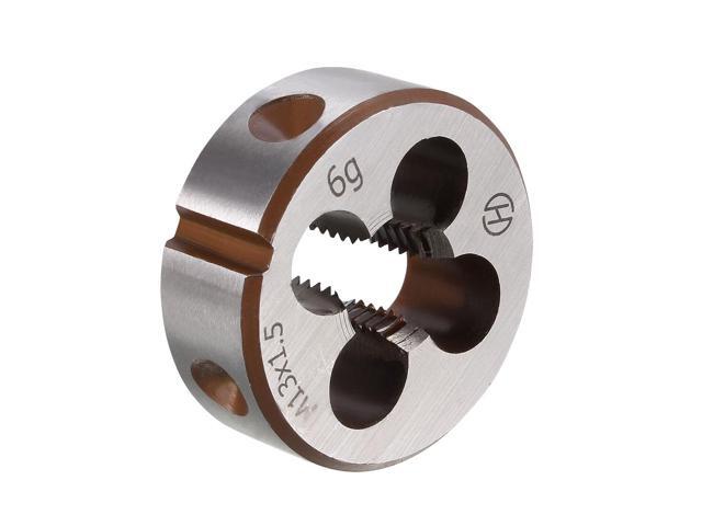 M13 M13x15 Pitch Metric Right Hand Round Die Machine Thread Die Threading Die Screw Die Tool HSS (High Speed Steel)