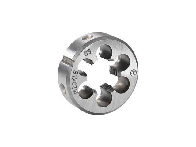 M20 M20x15 Pitch Metric Right Hand Round Die Machine Thread Die Threading Die Screw Die Tool HSS (High Speed Steel)