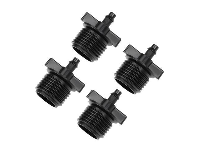 Barb Drip Pipe Connector 1/2 BSPF Male Thread 4/7mm Hose Fitting for Garden Agricultural Irrigation System Plastic 20pcs