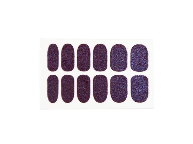 5 Sets Dark Brown Full Cover Adhesive Nail Art Stickers Manicure DIY Nails Salon Tips Decals