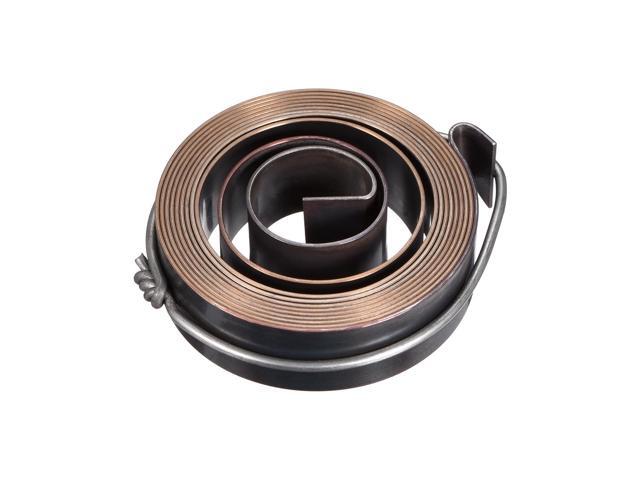 Drill Press Return Spring Quill Spring Feed Return Coil Spring Assembly 6Ft Long 65 x 19 x 1mm Hook Mount