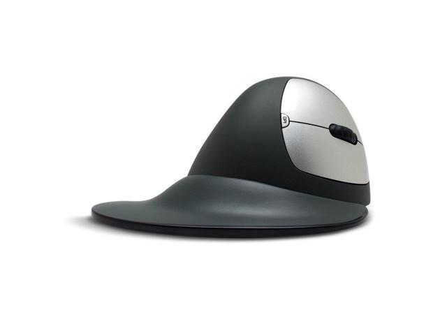 GoldTouch GSV-RMW Black/Grey Semi-Vertical Mouse Wireless (Right-Handed) Medium w/ Dongle