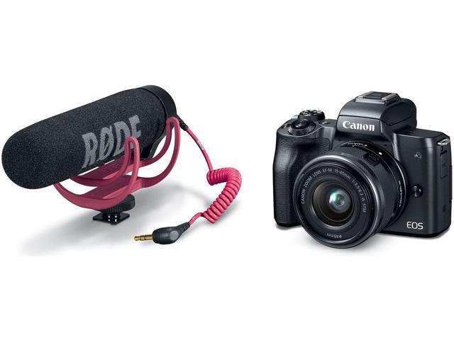 Canon EOS M50 Mirrorless Digital Camera with 15-45mm Lens Video Creator Kit (Black) 2680C067