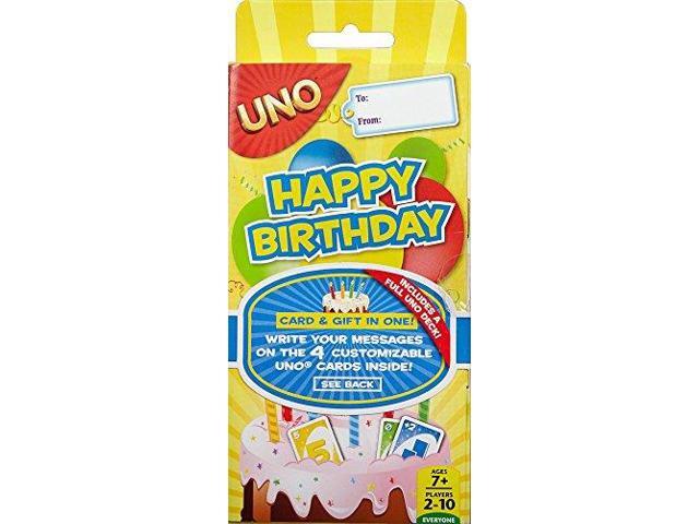 Uno Happy Birthday Card Game