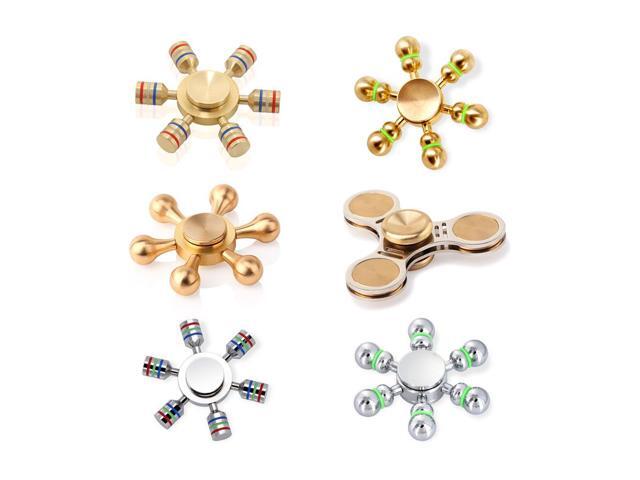 Premium Fidget Spinners - Collections Bundle: 6 Spinners Total