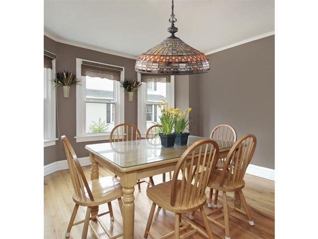 Elk Lighting Jewelstone 3-Light Pendant in Classic Bronze - 611-CB-LED