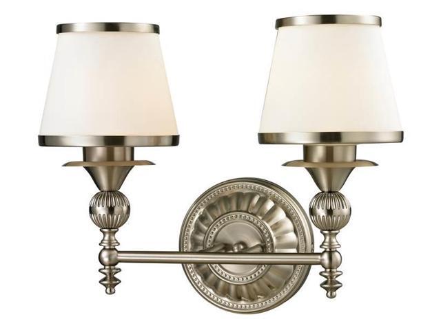 Elk Lighting Smithfield Collection 2 Light Bath In Brushed Nickel - 11601/2 - LE
