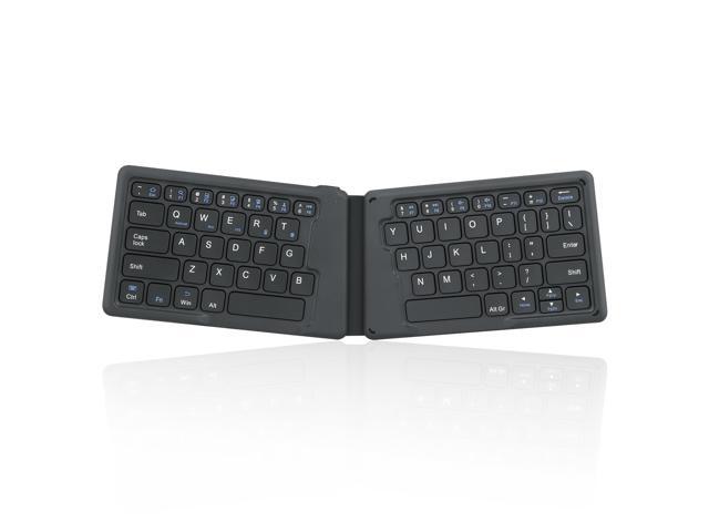 Perixx PERIBOARD-805 Ergo Wireless Foldable Ergonomic Bluetooth Keyboard - Ultra-Thin X Type Keys - Compatible with iOS Android or Windows