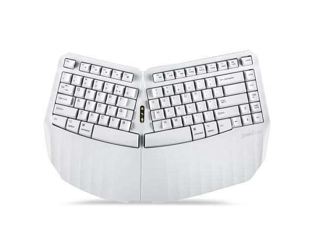 Perixx PERIBOARD-613B Mini Wireless Ergonomic Split Keyboard with Dual 24G and Bluetooth Mode - Compatible with Windows 10 and Mac OS X System
