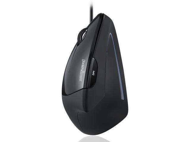 Perixx PERIMICE-513L Left Handed Vertical Ergonomic Mouse - 1000/1600 DPI - Recommended with RSI User