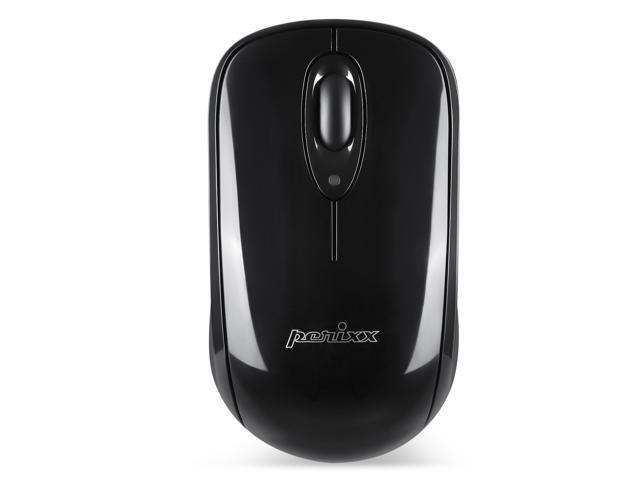 Perixx Perimice-803 Mini Wireless Bluetooth Mouse Portable Small 3 Buttons 1000 DPI Optical Mouse for Laptop Android Tablet PC Works without USB