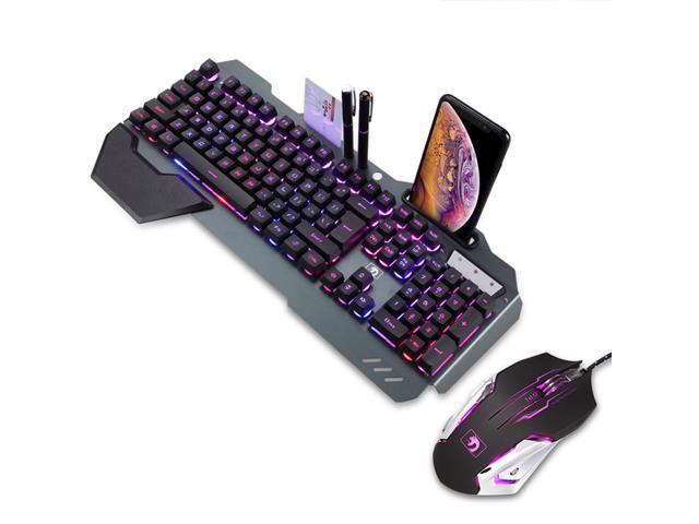 Mechanical feel Gaming Keyboard RGB Backlit Modes Waterproof Wired Gaming Keyboard For PC Desktop