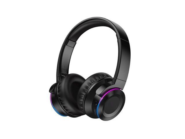 Wireless Bluetooth Headphones with Mic Touch Control Over Ear Deep Bass Foldable Headset for Travel Home Office40H Playtime