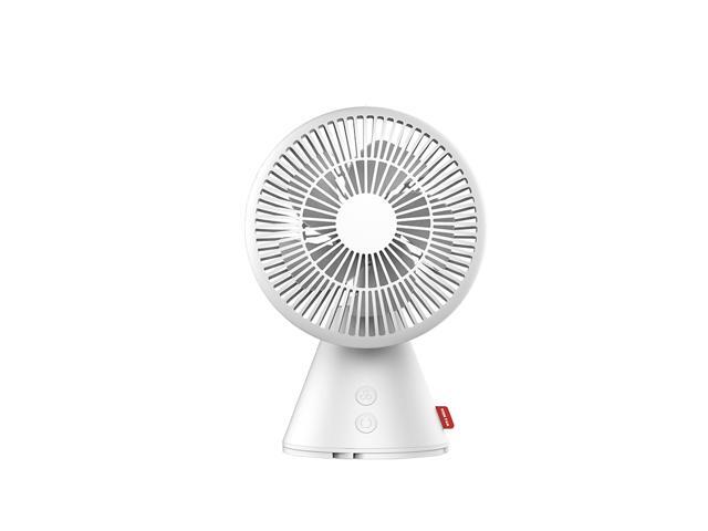 Portable Desk and Table Telescopic Fan Height Adjustable Folding Pedestal Stand Floor Fan For Office Home Outdoor Camping(White)