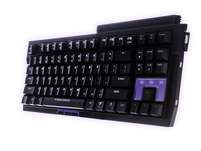 Tesoro Tizona G2N Blue Mechanical Switch USB Hub Tenkeyless Tournament Gaming Mechanical Keyboard TS-G2N (BL)