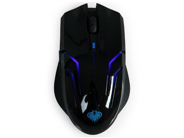Qisan Crotalus 24GHz Wireless Optical Gaming Mouse - Black