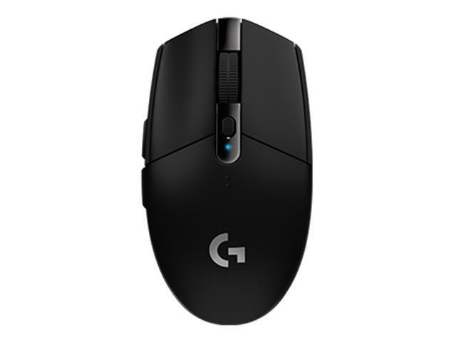 Logitech G304 Lightspeed Wireless Gaming Mouse 6 Programmable Keys 12000DPI Support USB Interface Windows/Mac OS- Black