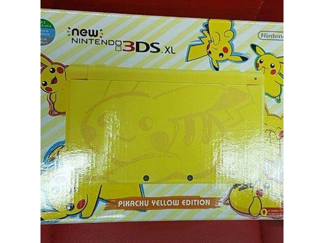  Nintendo Pikachu Yellow Edition New Nintendo 3DS XL