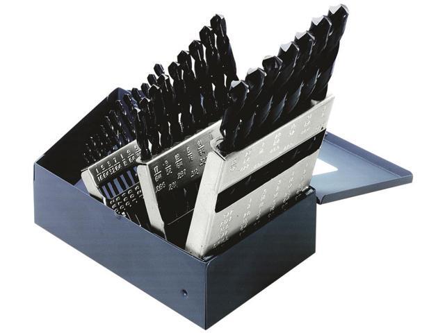 Klein Tools - 53000 - Klein 53000 Standard Jobber Length Regular Point Drill Set Imperial 1/16 in Min Drill Bit 1/2