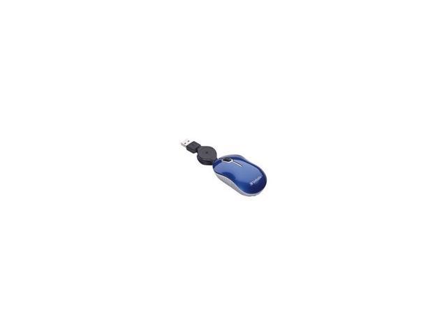 VERBATIM MINI TRAVEL MOUSE COMMUTER SERIES - MOUSE - USB - BLUE
