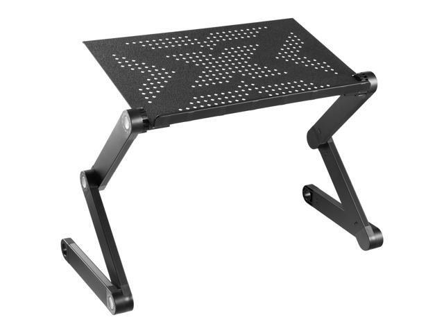 Mount-It! Height Adjustable Laptop Stand Lightweight Vented Laptop Table