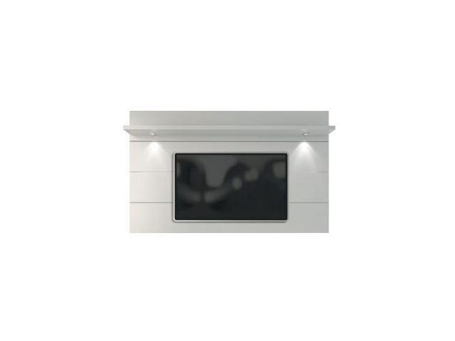 Manhattan Comfort 82252 18 Cabrini Floating Wall TV Panel White Gloss
