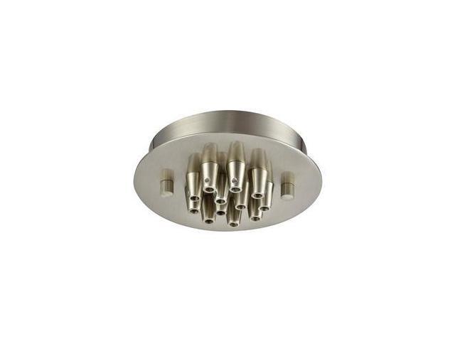 Elk Lighting Illuminaire Accessories 12 Light Small Round Canopy In Satin Nickel