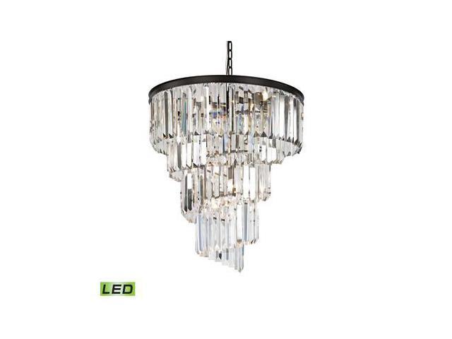 Elk Lighting Palacial 9 Light LED Chandelier In Oil Rubbed Bronze