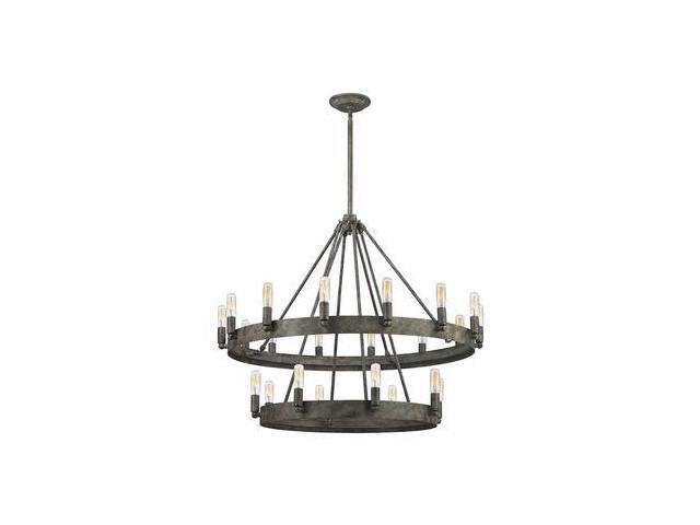 Elk Lighting Lewisburg 22 Light Chandelier In Malted Rust