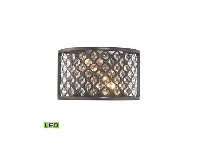 Elk Lighting Genevieve 2 Light LED Wall Sconce In Oil Rubbed Bronze