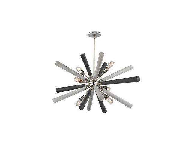Elk Lighting Solara 6 Light Chandelier In Polished Nickel 32232/6