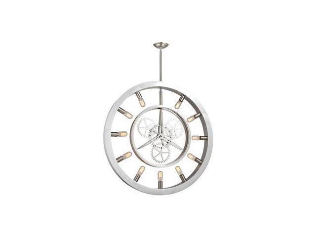 Elk Lighting Chronology 11 Light Chandelier In Brushed Nickel