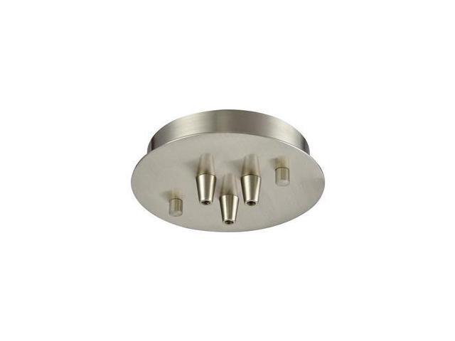 Elk Lighting Illuminaire Accessories 3 Light Small Round Canopy In Satin Nickel