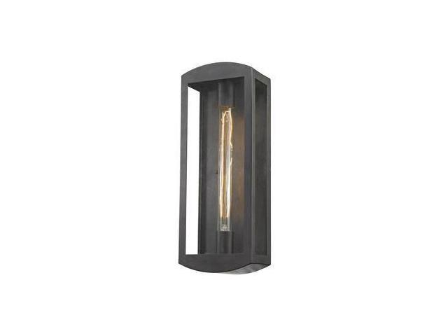 Elk Lighting Trenton 1 Light Outdoor Wall Sconce In Blackened Bronze 45171/1