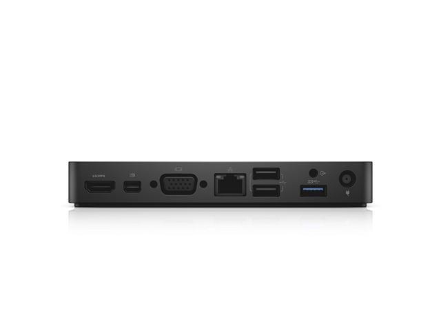 Dell Black DOCK-180W WD15 Monitor Dock 4K with 180W Adapter USB-C (450-AEUO 7FJ4J 4W2HW)