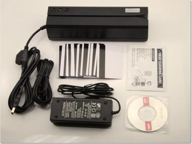 MSRE206 Magnetic credit Reader/W 3-track Hi-co Encoder Swipe MagStrip Com MSR206