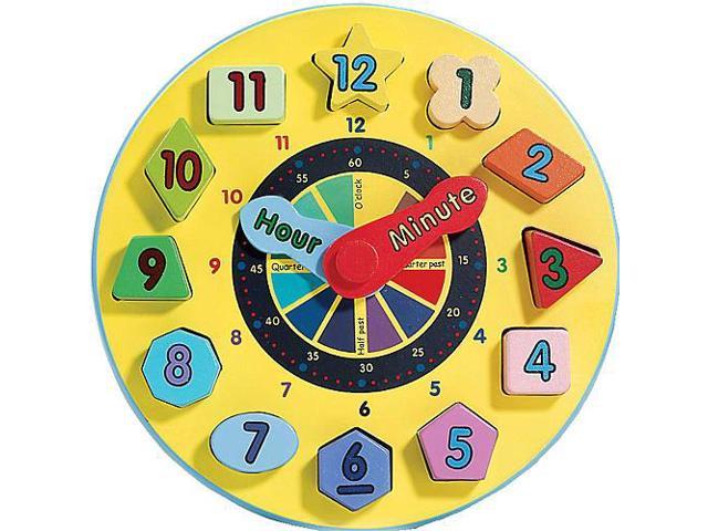 Wooden Shape Sorting Clock - Newegg.com