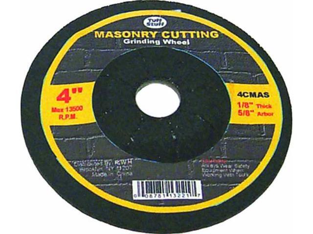 Tuff Stuff 4CMAS 4' X 1/8' X 5/8' Arbor Masonry Cut Off Wheel Depressed Center